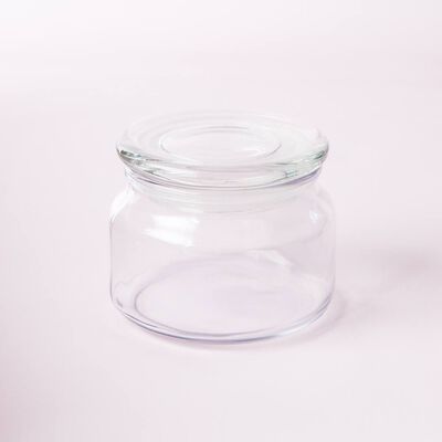 8 oz Lidded Glass Jar